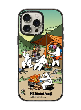 现货CASETiFY懒散的露营者适用苹果iPhone16 pro max手机壳15/14/13磁吸12慵懒可爱艺术家Mr.Donothing保护套