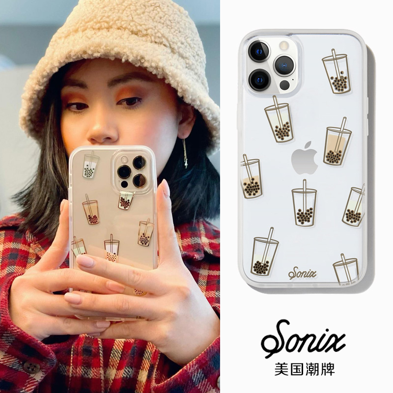 SONIX適用蘋果13 pro max珍珠奶茶iPhone12透明全包手機殼11潮牌x在類目 3C數碼配件, 手機配件, 手機保護套/殼中 - 來自Buy2taobao.com提供專業的淘寶代購服務