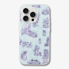 Sonix新款蓝色复古印花适用苹果iPhone16 pro max磁吸手机壳magsafe美国时尚潮牌15/14小众高端全包防摔ins风