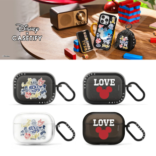2代无线蓝牙耳机保护套Airpods3 CASETiFY联名迪士尼米奇和他 朋友们适用苹果Airpods 4代卡通防摔壳 pro