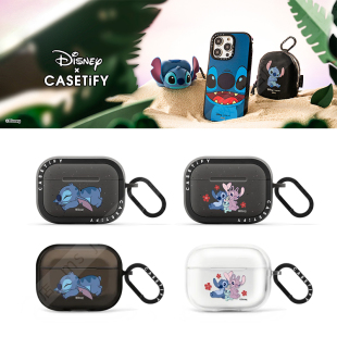 CASETiFY联名迪士尼史迪奇海岛风情适用于苹果Airpods 2代无线蓝牙耳机保护套Airpods pro 4代卡通防摔壳
