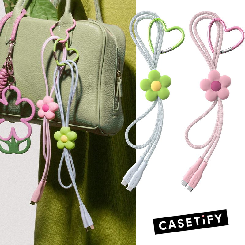 CASETiFY花朵充电线手机数据线