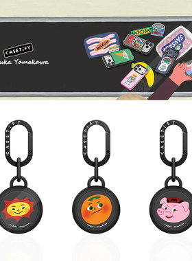 CASETiFY Haruka Yamakawa适用于苹果AirTag防丢器保护套宠物挂环