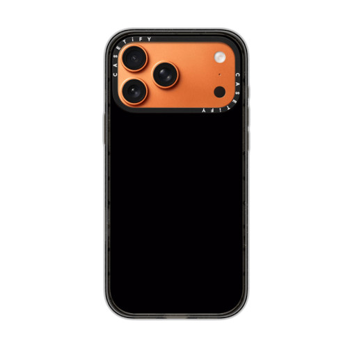 CASETiFY经典纯黑适用苹果手机壳