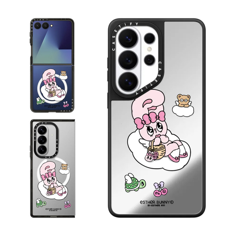 现货CASETiFY艺术家Esther Bunny白日梦适用三星S25/S26 Ultra手机壳Z Flip7/Z Fold 6/5可爱少女心保护套s24