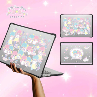 CASETiFY联名三丽鸥双子星甜美可爱少女适用苹果MacBook Pro13/14/15/16寸电脑笔记本保护壳Air防摔M2/M3/M4