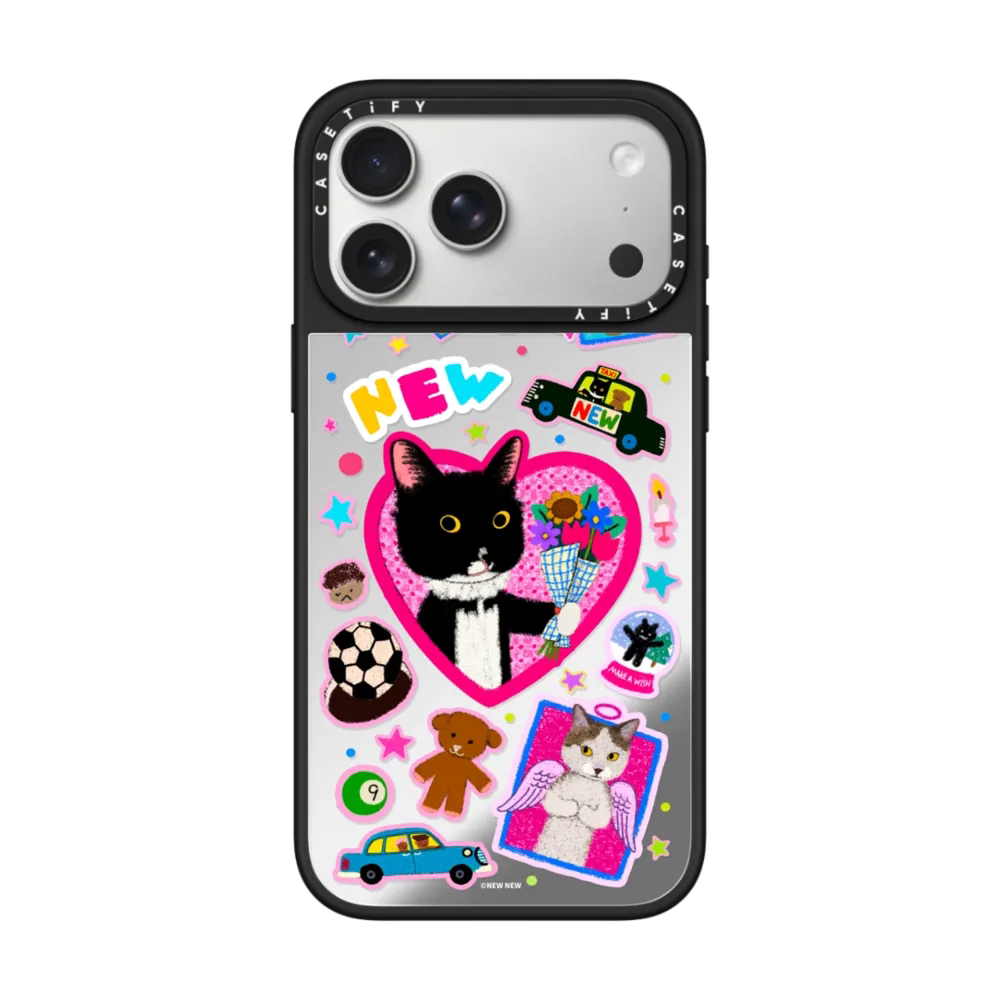 CASETiFY爱的环绕奶牛猫手机壳