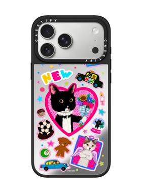 现货CASETiFY奶牛猫牛牛Lin爱的环绕适用苹果iPhone17 Pro Max磁吸手机壳16/15/14软萌可爱少女插画保护套13