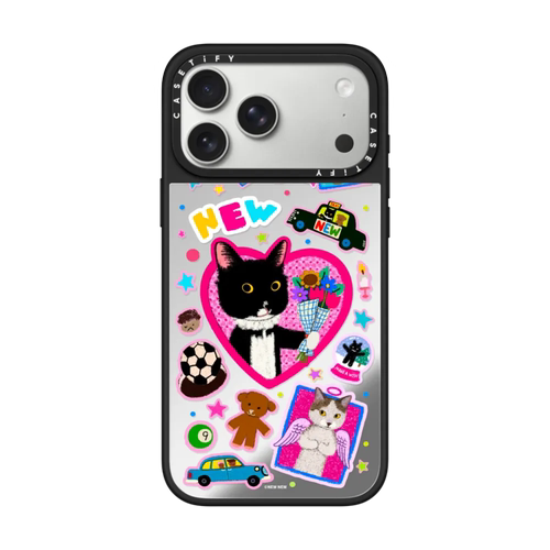 CASETiFY爱的环绕奶牛猫手机壳
