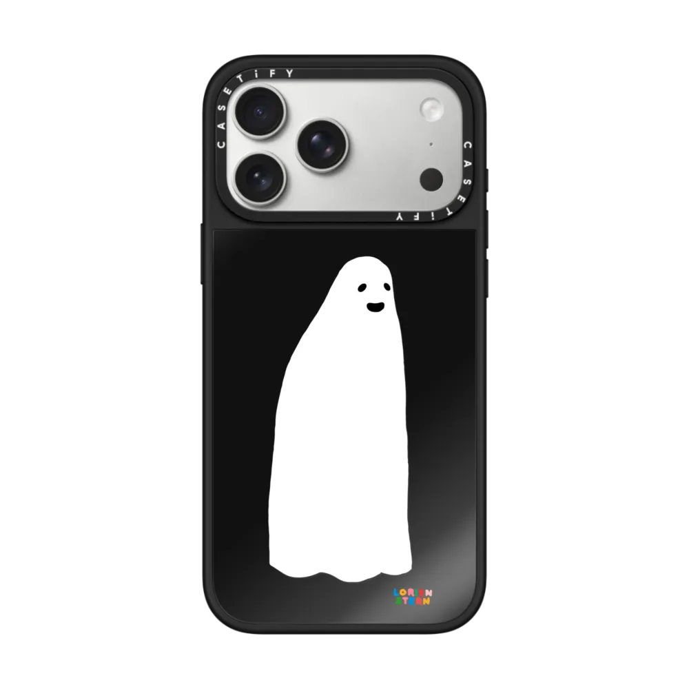 CASETiFY白色无脸男幽灵手机壳