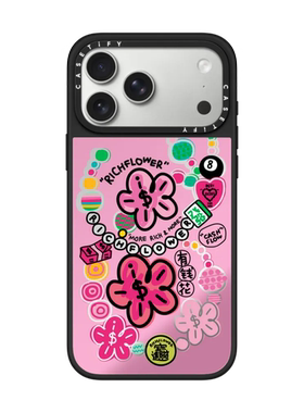 现货CASETiFY好运连连适用苹果iPhone17 pro max磁吸手机壳16/15/14潮流13艺术RICH FLOWER有钱花air保护套12