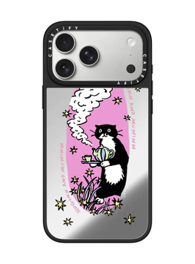 现货CASETiFY茶点时间适用苹果iPhone17 Pro Max磁吸手机壳16/15/14/13小众趣味奶牛猫咪air透明防摔保护套12