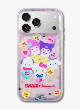 现货sonix三丽鸥联名Hello Kitty & Friends x Sweethearts适用苹果iPhone17 pro max磁吸手机壳16pm卡通可爱