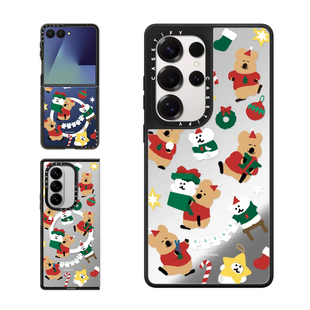 Flip7 Ultra手机壳Z Fold 5可爱圣诞节保护套s23 现货CASETiFY柿子椒熊马什维尔假日01适用于三星S24 S25
