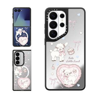 现货CASETiFY森林早报春日咩咩适用三星S25/S26 Ultra手机壳Z Flip7/Z Fold 6/5甜美少女心可爱小羊保护套s24