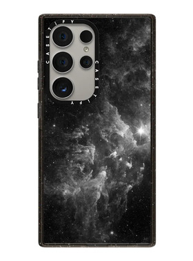 现货CASETiFY黑色宇宙适用三星 S23/S24 Ultra手机壳Z Flip 5/Z Fold 4/3个性潮牌小众轻奢全包防摔保护套S22