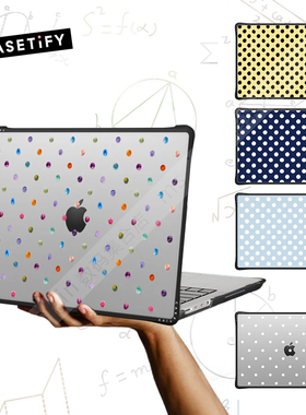 CASETiFY返校日创意学院风经典圆点适用苹果MacBook Pro13/14/15/16寸电脑笔记本保护壳Air防摔套M1/M2/M3/M4