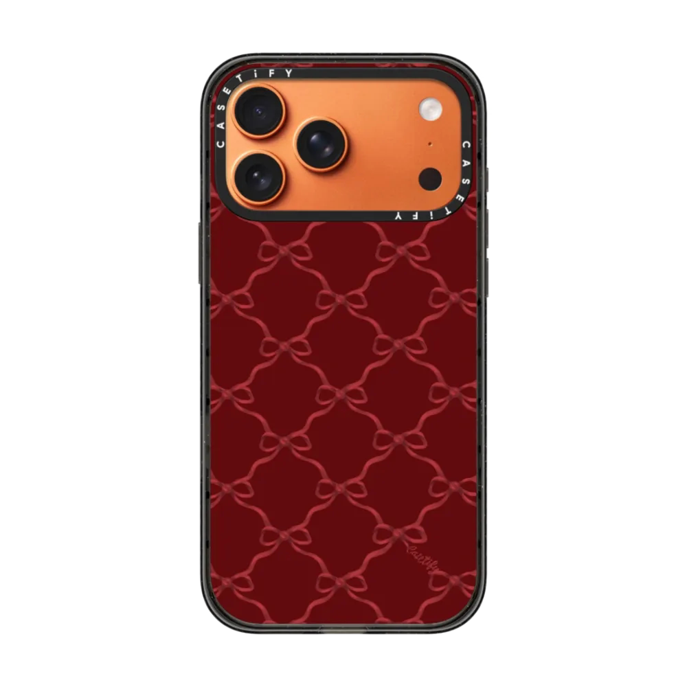 现货CASETiFY闺蜜系列红色蝴蝶结适用苹果iPhone17 Pro Max手机壳16/15/14磁吸13时尚轻奢ins风新年保护套12