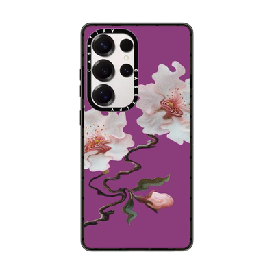 CASETiFY绛紫色对影樱花手机壳