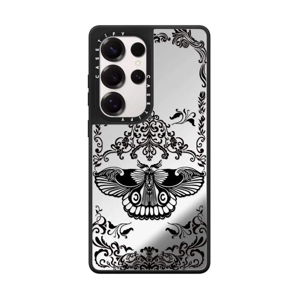 现货CASETiFY哥特飞蛾适用于三星S24/S25 Ultra手机壳s25+创意个性时尚潮牌小众高级感独特全包防摔保护套s23