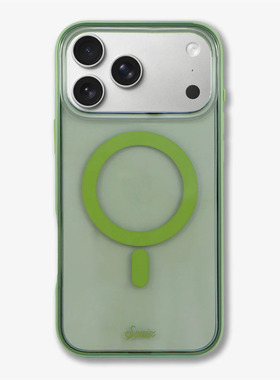 sonix玻璃鼠尾草绿色适用苹果17promax磁吸手机壳iPhone 17pro美国时尚潮牌小众简约高端独特全包防摔保护套