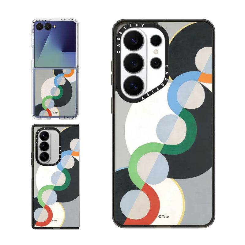 现货CASETiFY联名Tate泰特美术馆无尽的韵律适用三星S25/S26 Ultra手机壳Z Flip 7/Z Fold6现代艺术保护套S24