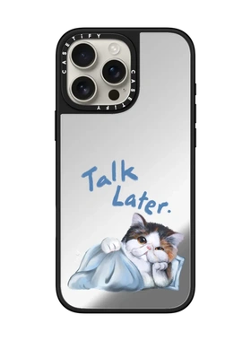 现货CASETiFY嗜睡忧郁猫适用苹果iPhone16 pro max磁吸手机壳15/14/13个性创意小众趣味艺术高端防摔保护套12