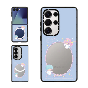 现货CASETiFY联名三丽鸥双子星梦幻相框适用三星S24/S25 Ultra手机壳Z Flip 7/Z Fold 6限量可爱少女心保护套