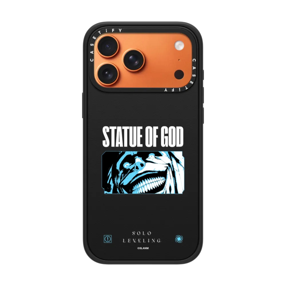 现货CASETiFY联名我独自升级神之雕像适用苹果iPhone17 pro max磁吸手机壳16/15/14卡通动漫13限量款保护套12