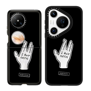 戒咖啡-黑底casetify华为P70Pro