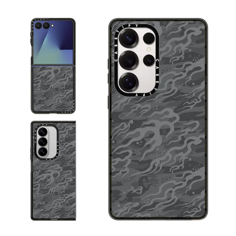 现货CASETiFY五行系列-土适用三星S24/S25 Ultra手机壳Z Flip7/Z Fold 6/5个性潮流科幻艺术元素彩保护套s23