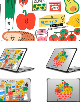 CASETiFY联名Tess Smith-Roberts适用于苹果MacBook Pro 13/14/15/16寸电脑笔记本保护壳Air透明防摔套M1-M5