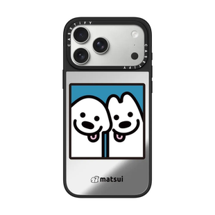 现货CASETiFY吐舌小狗适用苹果iPhone17 pro max磁吸手机壳16/15/14镜面13小众艺术家matsui可爱狗狗防摔air