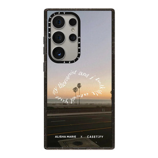 现货CASETiFY日落愈疗适用三星 S23/S24 Ultra手机壳Z Flip 5/Z Fold 4/3创意潮牌复古风小众氛围感保护套S22