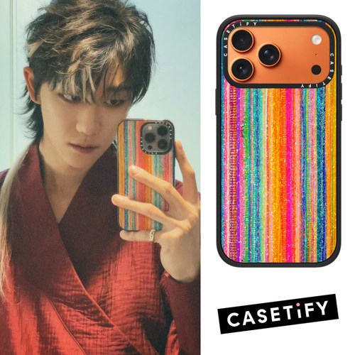 casetify细闪彩线适用苹果手机壳