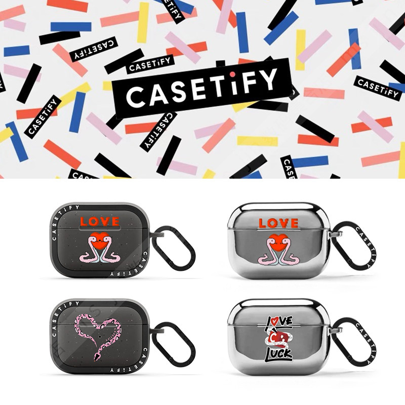 CASETiFY蛇年新春系列时尚潮牌适用苹果Airpods pro 1/2代无线蓝牙耳机保护套Airpods 3/4代小众高端防摔软壳