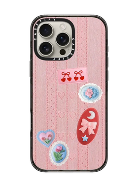 现货CASETiFY我的粉红色毛衣适用于苹果iPhone16 pro max手机壳15/14/13磁吸12小众轻奢ins风超火防摔保护套