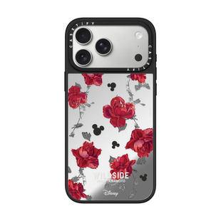 现货CASETiFY联名WILDSIDE山本耀司迪士尼米奇与玫瑰印花适用苹果iPhone17 pro max磁吸手机壳16/15/14时尚13