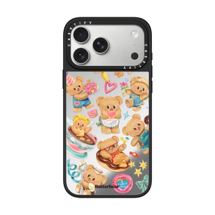 max磁吸手机壳16 14限量13卡通潮牌air防摔保护套12 pro 现货CASETiFY联名黄油小熊贴纸适用苹果iPhone17