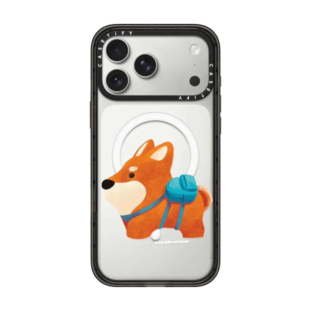 CASETiFY背书包的小柴犬手机壳