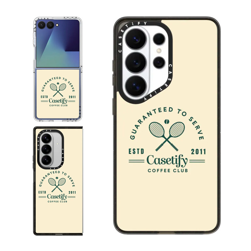 CASETiFY网球咖啡俱乐部手机壳