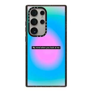 CASETiFY粉蓝渐变适用三星Galaxy S23/S24 Ultra手机壳Z Flip 5/Z Fold 5/4/3时尚潮牌艺术奢华防摔保护套S22