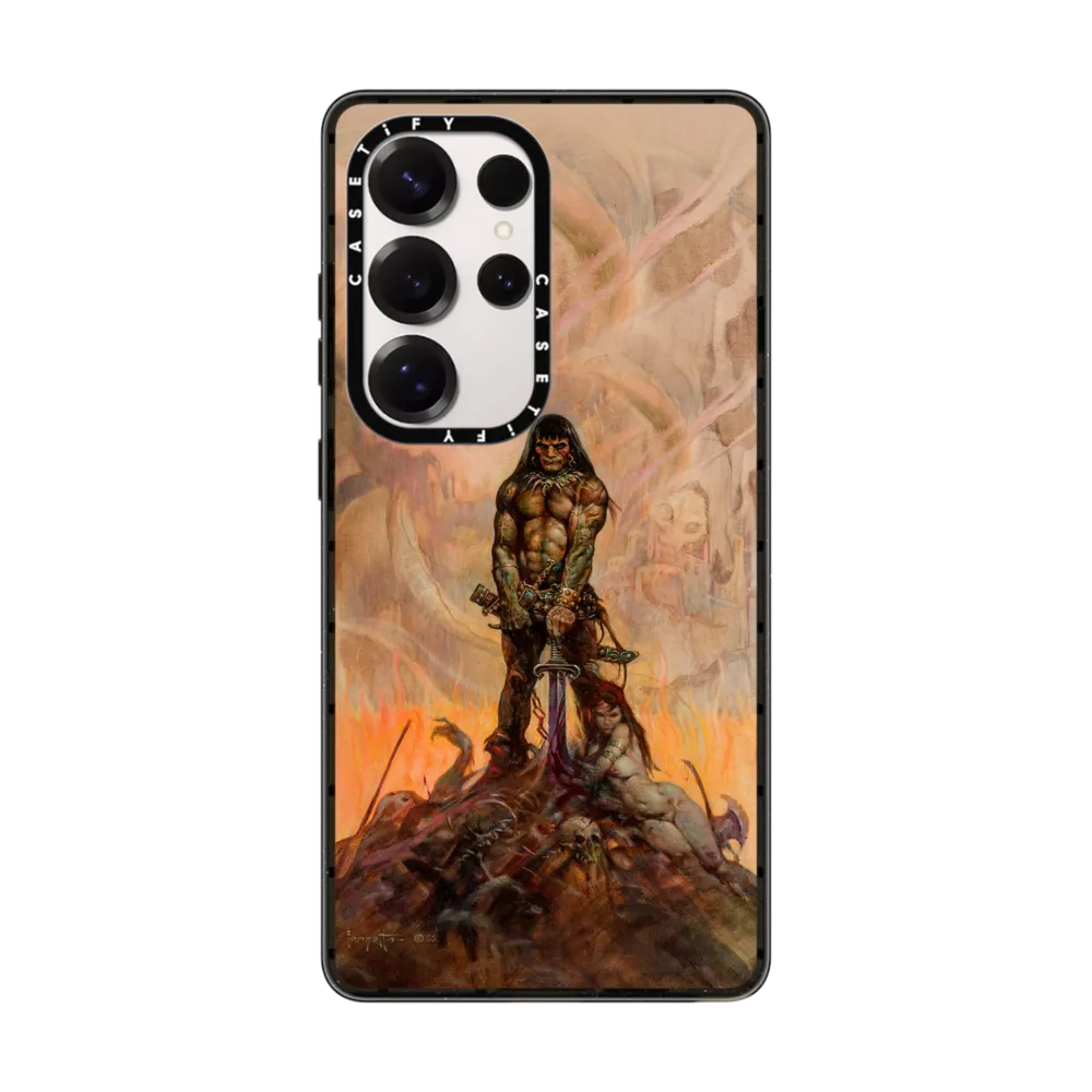 现货CASETiFY蛮王柯南适用三星S24/S25 Ultra手机壳Z Fold 7/6/5幻想艺术弗兰泽塔女孩异国情调独特保护套s23