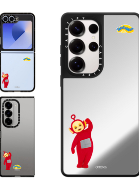 现货CASETiFY联名天线宝宝红色小波定制可写字适用三星S24/S25 Ultra手机壳Z Flip 6/Z Fold 5限量情侣保护套