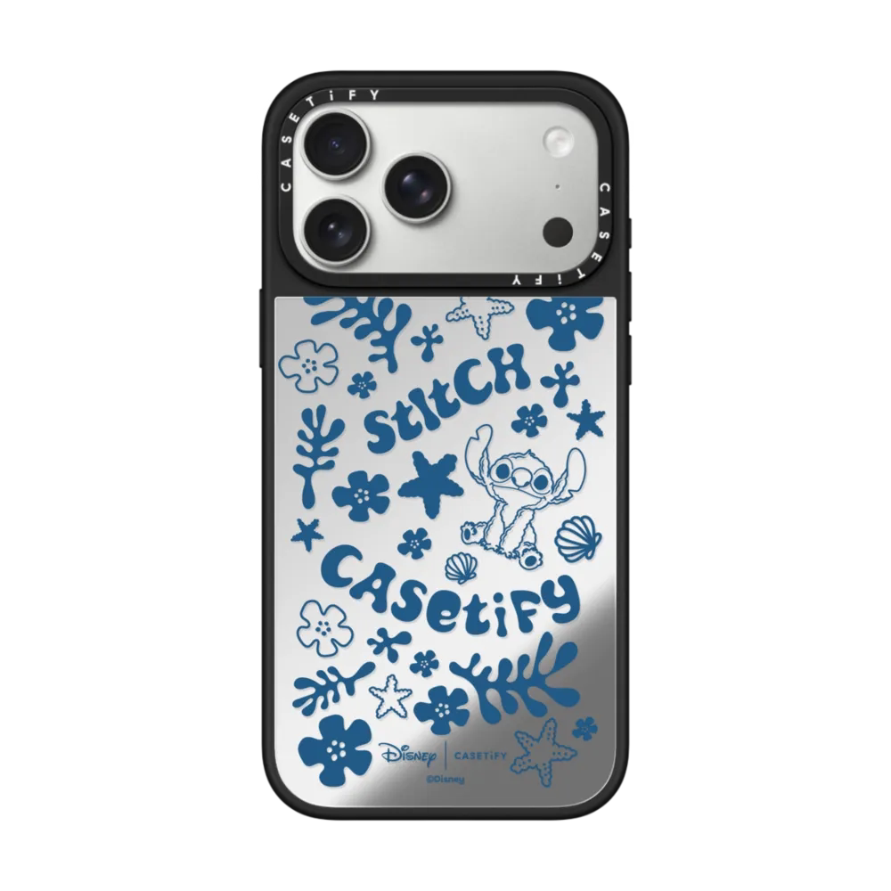 现货CASETiFY联名迪士尼史迪奇元素蓝色适用苹果iPhone17 pro max磁吸手机壳16/15/14卡通高端13防摔保护套12