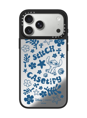 现货CASETiFY联名迪士尼史迪奇元素蓝色适用苹果iPhone17 pro max磁吸手机壳16/15/14卡通高端13防摔保护套12