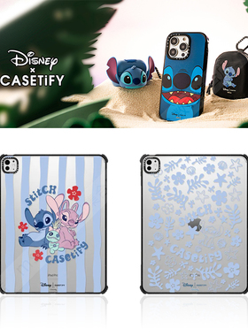 CASETiFY联名迪士尼史迪奇海岛风情适用苹果iPad Pro11/13/12.9寸平板电脑保护套Air第3/4/5/6/7代卡通防摔壳