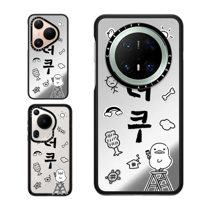 CASETiFY涂鸦小鸭适用华为手机壳
