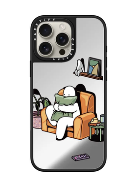 现货CASETiFY慵懒可爱Mr.Donothing恐怖电影适用苹果iPhone16 pro max磁吸手机壳15/14/13趣味艺术家保护套12