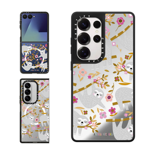 现货CASETiFY困倦的树懒适用三星S24/S25 Ultra手机壳Z Flip7/Z Fold 6/5创意小众奇趣可爱全包防摔保护套s23